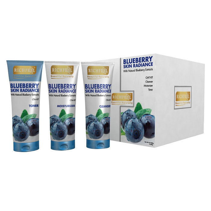 Buy Richfeel Blueberry Skin Radiance Kit (250 g) - Purplle