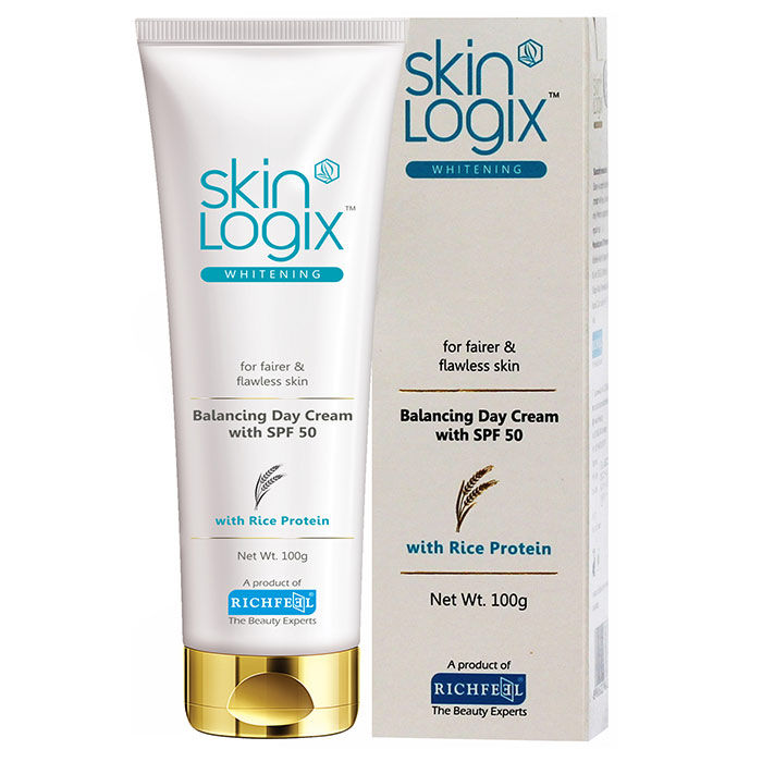 Buy Richfeel Skin Logix Whitening Balancing Day Cream SPF 50 (100 g) - Purplle