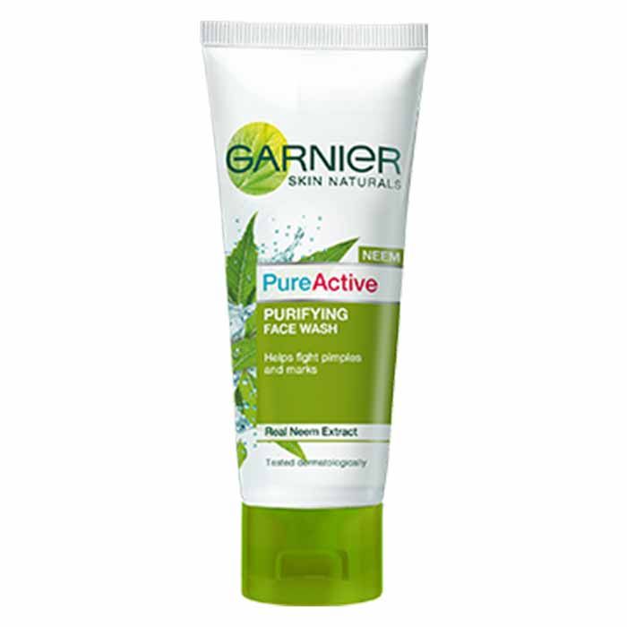 Buy Garnier Skin Naturals Pure Active Neem Face Wash Buy 2 Get 1 FREE (100 g x 3) - Purplle