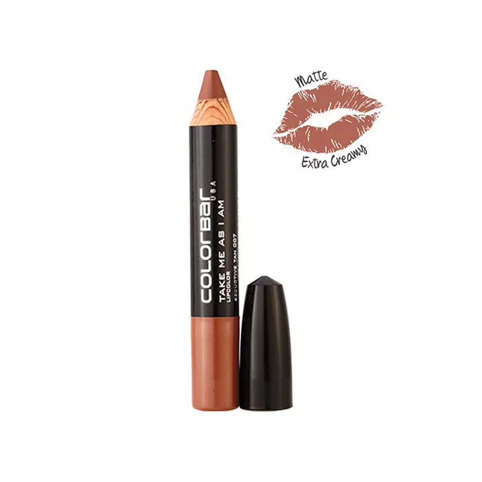 Buy Colorbar Take Me As I Am Lipstick Seductive Tan 007(3.94 g)+ Free Sharpner - Purplle