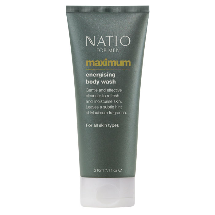 Buy Natio For Men Maximum Energising Body Wash (210 ml) - Purplle