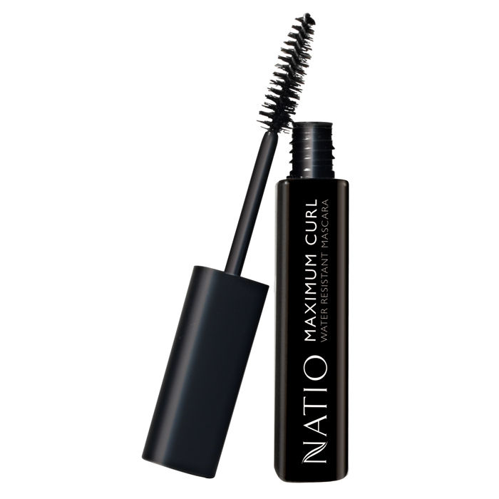 Buy Natio Maximum Curl Water Resistant Mascara Blackest Black (10 ml) - Purplle