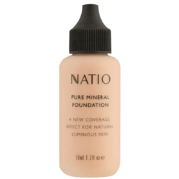 Buy Natio Pure Mineral Foundation Light Medium (50 ml) - Purplle