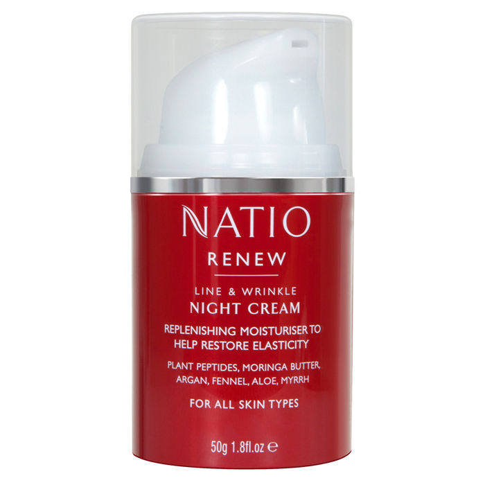 Buy Natio Renew Line & Wrinkle Night Cream (50 g) - Purplle
