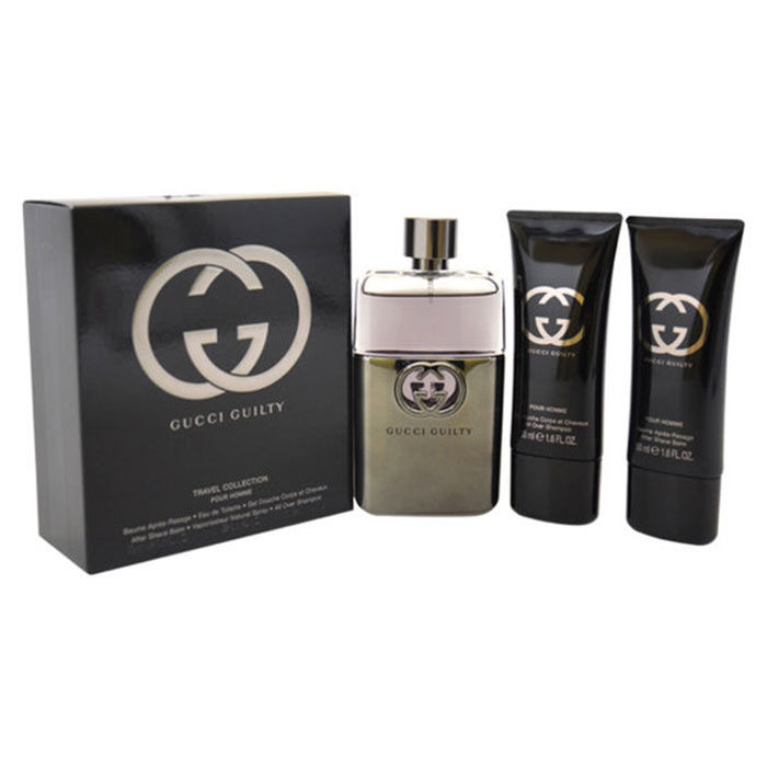 Buy Gucci Guilty 3 Piece Gift Set For Men - Purplle