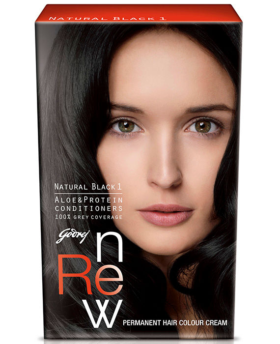Buy Godrej Renew Hair Colour Natural Black - (20ml) - Purplle