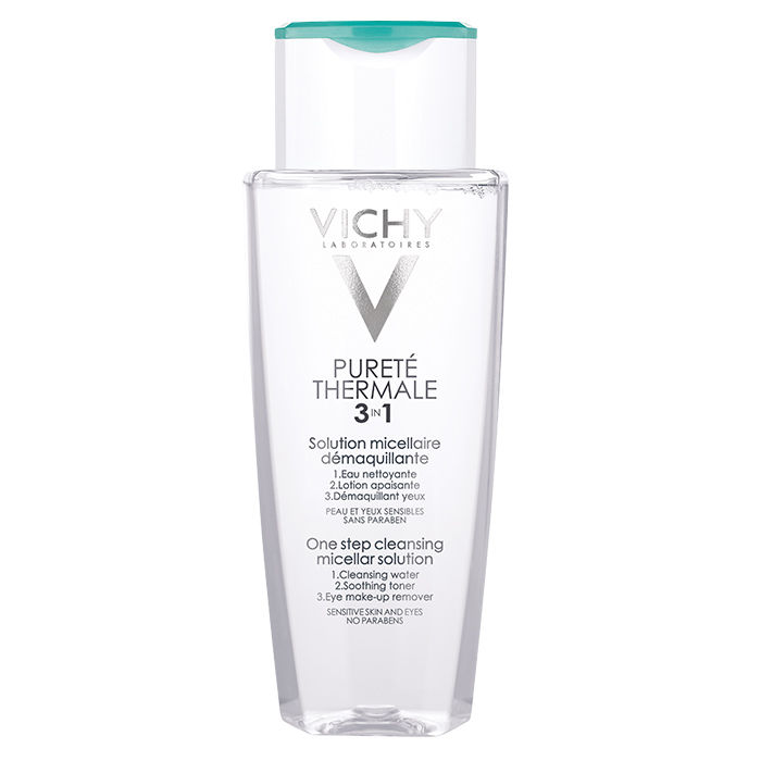 Buy Vichy Purete Thermale 3 in 1 One Step Cleansing Micellar Solution (200 ml) - Purplle
