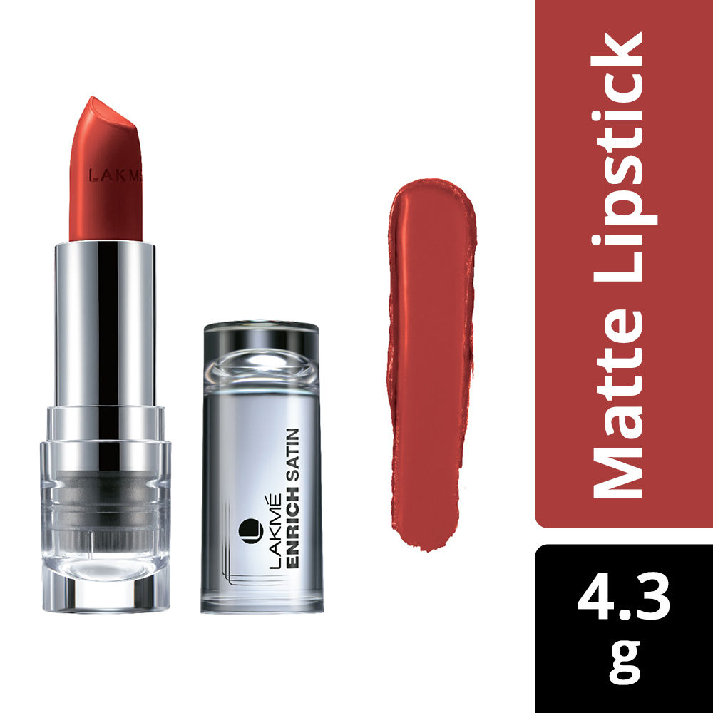 Buy Lakme Enrich Satin Lip Color Shade R357 (4.3 g) - Purplle