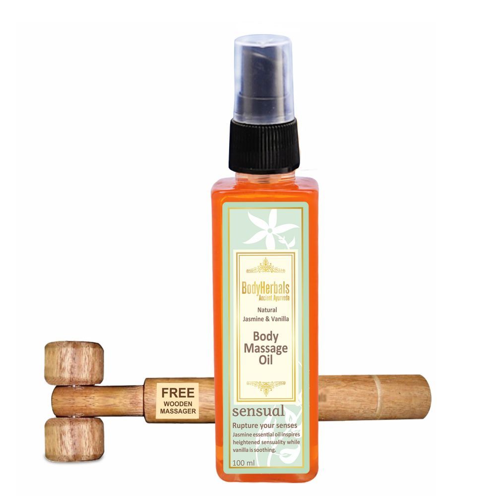Buy BodyHerbals Ancient Ayurveda Natural Jasmine Vanilla Body Massag Oil (100 ml) - Purplle