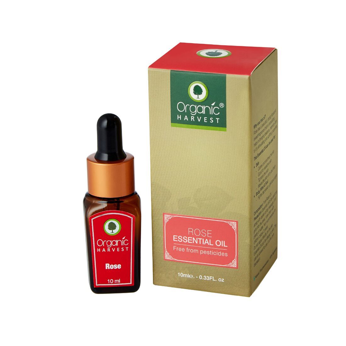 Buy Organic Harvest Rose Essential Oil (10 ml) - Purplle
