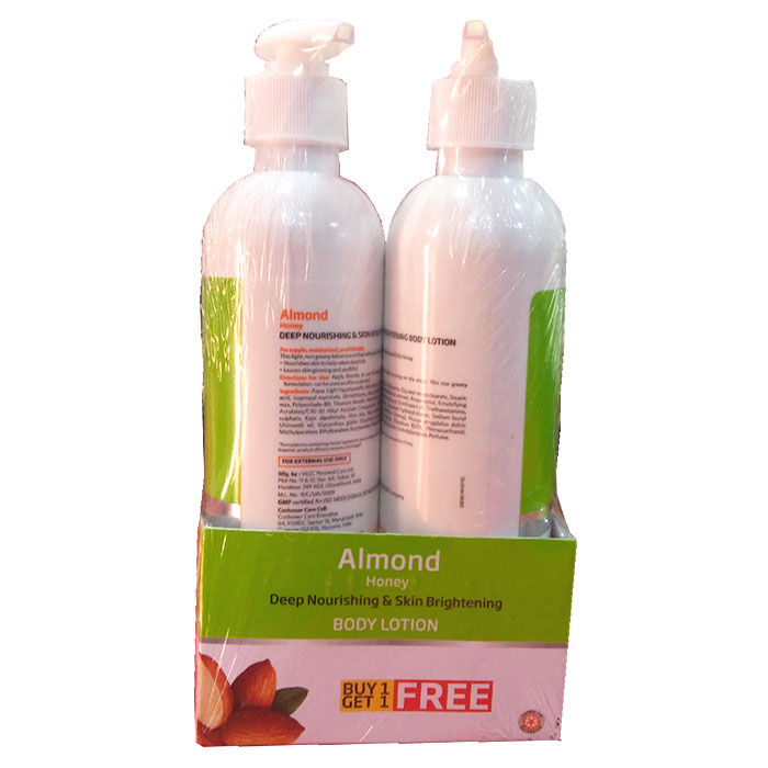 Buy VLCC Almond Honey Nourishing Body Lotion (200 ml) (Buy 1 Get 1 Free) - Purplle
