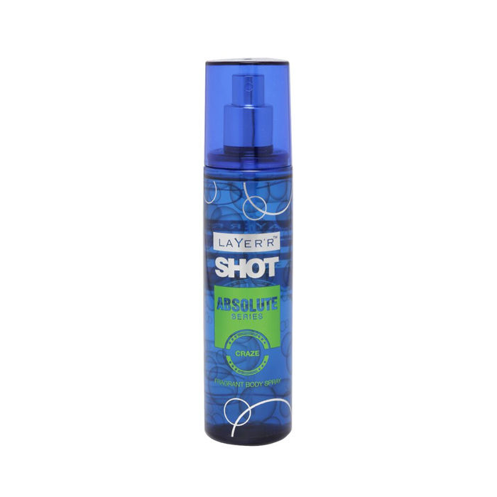 Buy Layer'r Shot Absolute Series Craze Body Spray (135 ml) - Purplle