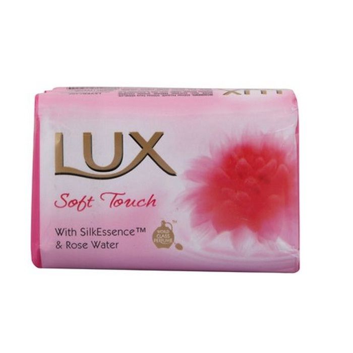 Buy Lux Soft Touch Silk Essence & Rose Water Soap Bar (150 g) - Purplle