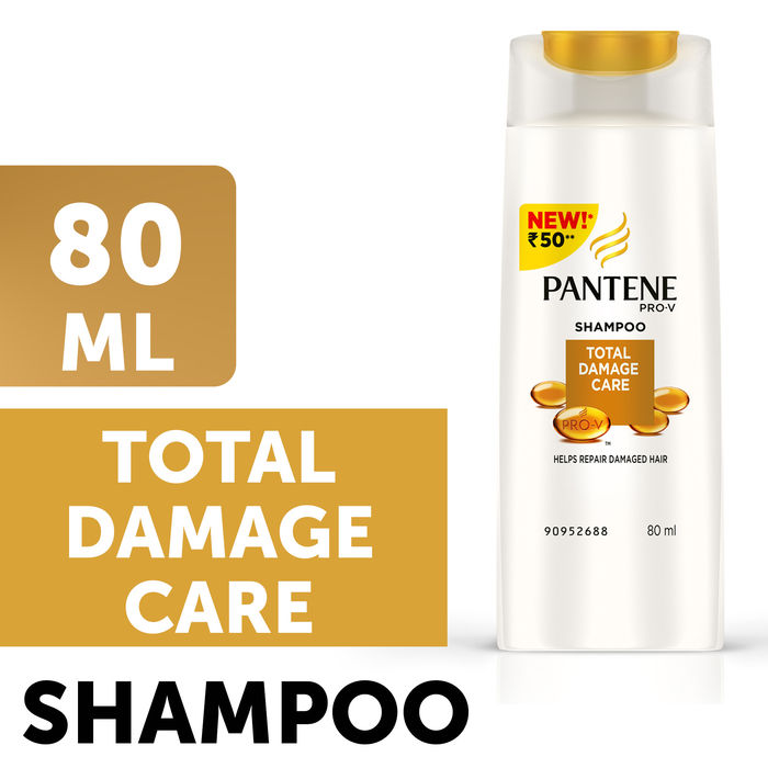 Buy Pantene Total Damage Care Shampoo (80 ml) - Purplle