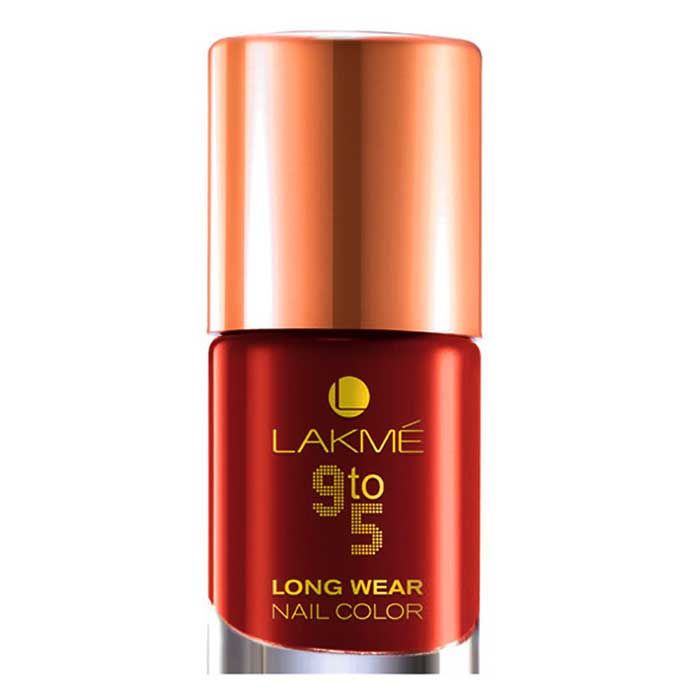 Buy Lakme Red Kit : Eyeconic + Lakme 9 to 5 Matte Lipstick Red Chaos + Lakme 9 To 5 Long Wear Nail Color Ruby Touch (9 ml) - Purplle