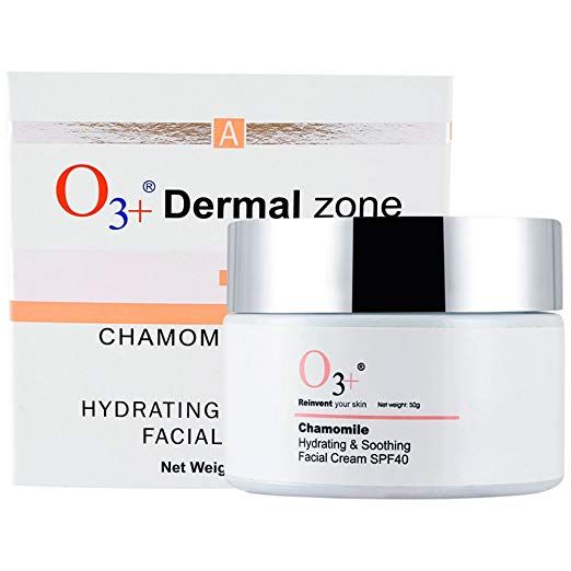 Buy O3+ Chamomile Hydrating & Soothing Facial Cream SPF 40 (50g) - Purplle