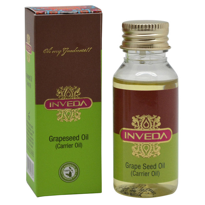 Buy Inveda Grapeseed Carrier oil (60 ml) - Purplle