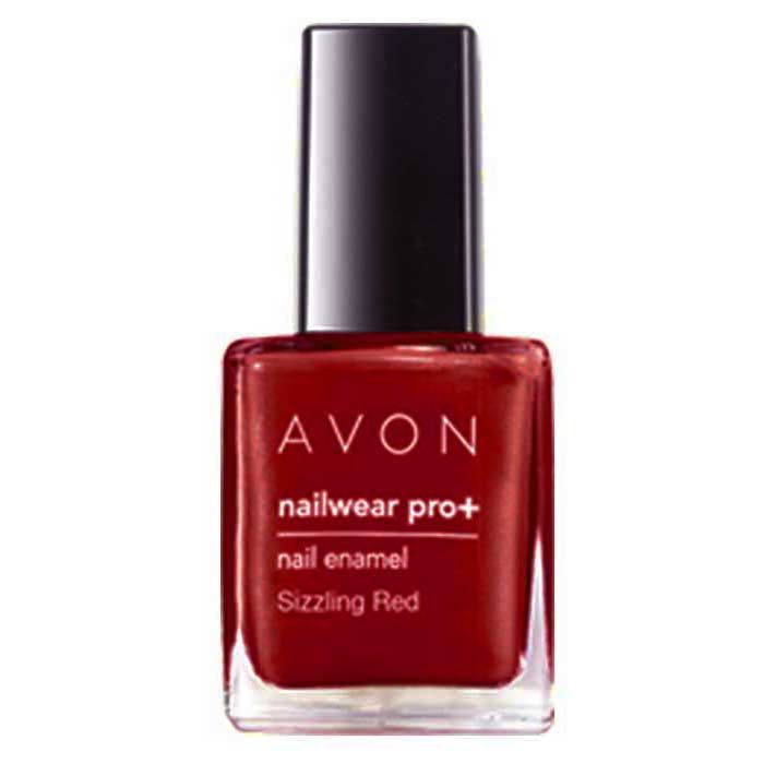 Buy Avon Color Nailwear Pro Plus Sizzling Red (8 ml) - Purplle