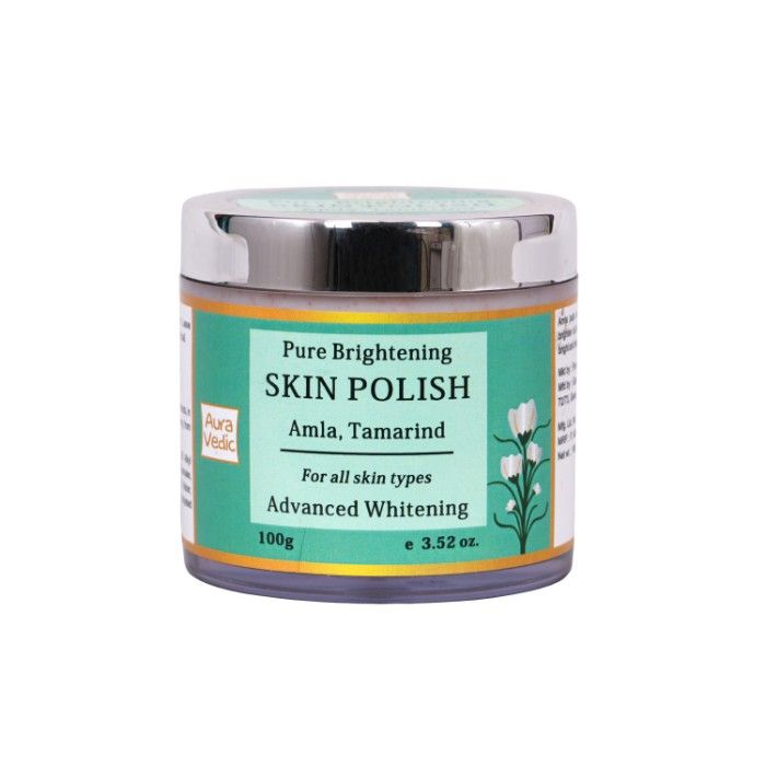 Buy Auravedic Pure Brightening Skin Polish(100 g) - Purplle