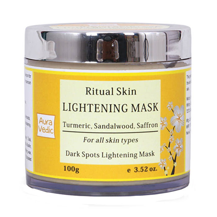 Buy Auravedic Skin Lightening Mask(50 g) - Purplle