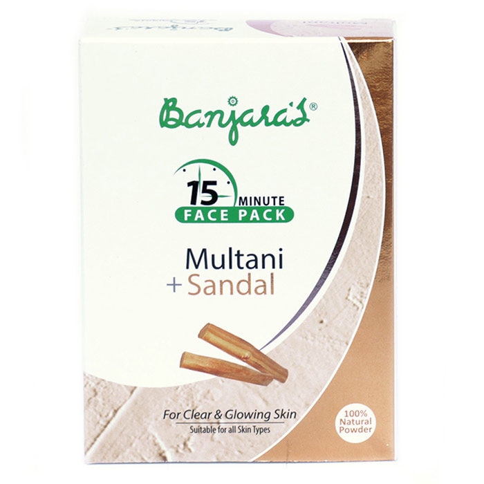 Buy Banjara's 15 Minutes Face Pack Multani with Sandal (100 g) - Purplle