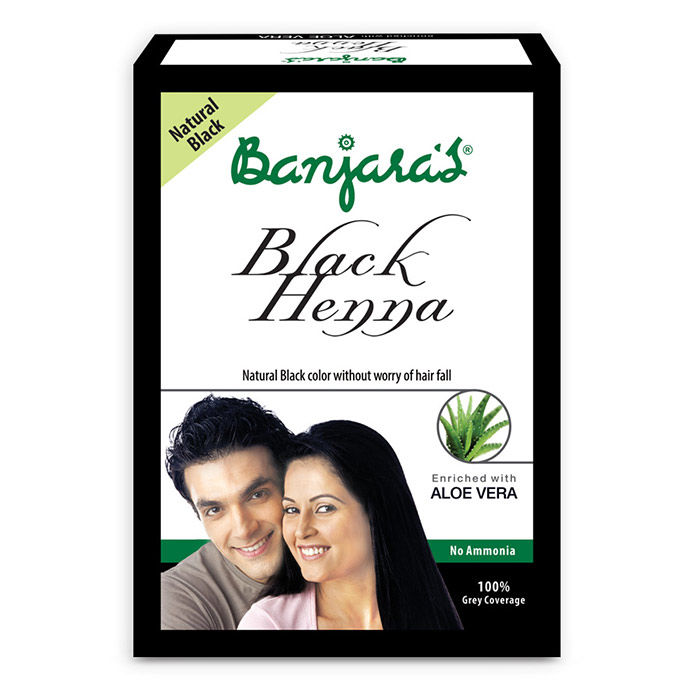 Buy Banjara's Black Henna With Aloevera(50 g) - Purplle