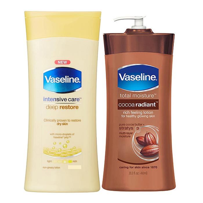 Buy Vaseline Intensive Care Deep Restore Body Lotion ( 300 ml) + ( FREE ) Vaseline Cocoa Radiant Body Lotion (40 ml) - Purplle
