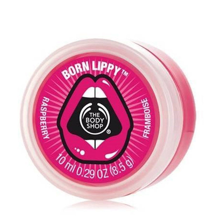 Buy The Body Shop Born Lippy Pot Lip Balm - Raspberry(10 ml) - Purplle