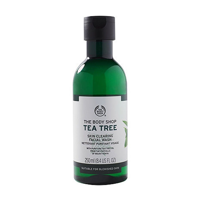 Buy The Body Shop Tea Tree Skin clearing Facial Wash Nettoyant Purifiant Visage (250 ml) - Purplle