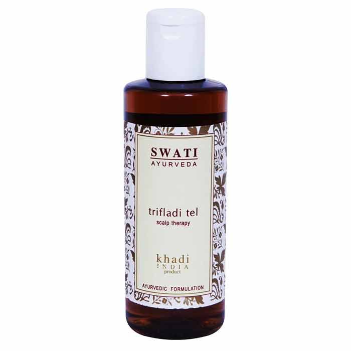 Buy Khadi Trifladi Tel Scalp Therapy 210 ml By Swati Gramodyog - Purplle