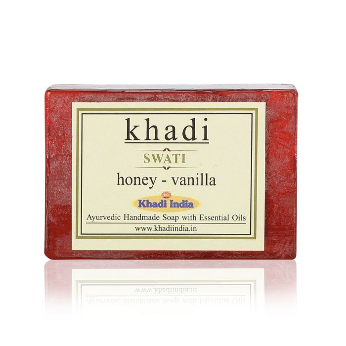 Buy Khadi Honey Vanilla Soap 125 g By Swati Gramodyog - Purplle