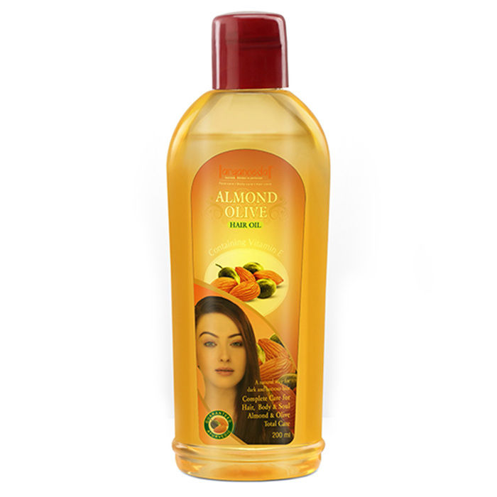 Buy Aryanveda Almond & Olive Hair Oil (200 ml) - Purplle