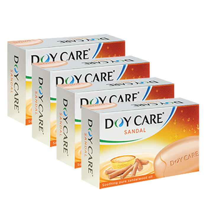 Buy Doy Care Sandal Soap 4x125 gm Carton (Pack of 4) - Purplle