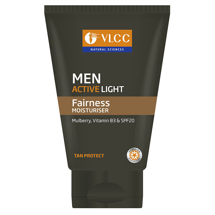 Buy VLCC Men Active Light Fairness Moisturiser (100 ml) - Purplle