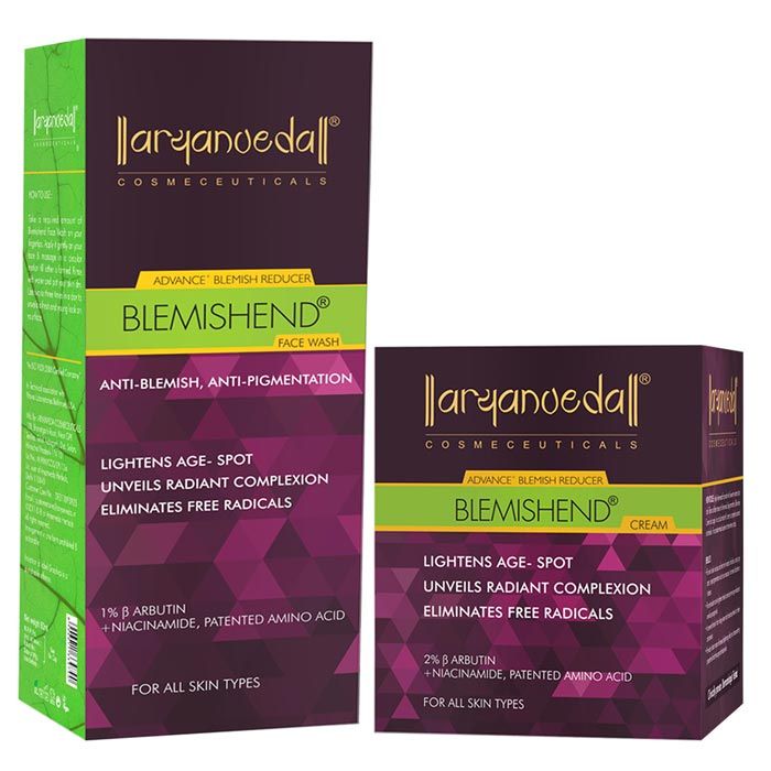 Buy Aryanveda Anti Blemish & Anti Pigmentation Combo Pack (110 ml) - Purplle