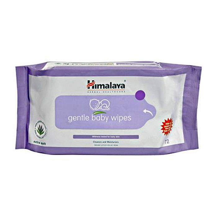Buy Himalaya Gentle Baby Wipes 72'S - Purplle
