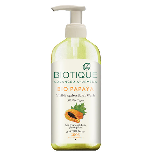 Buy Biotique Bio Papaya Exfoliating Face Wash For All Skin Types (300 ml) - Purplle