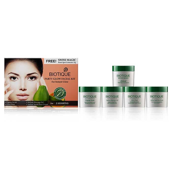 Buy Biotique BioAA Party Glow Facial Kit For Instant Glow Kit (75 g) - Purplle