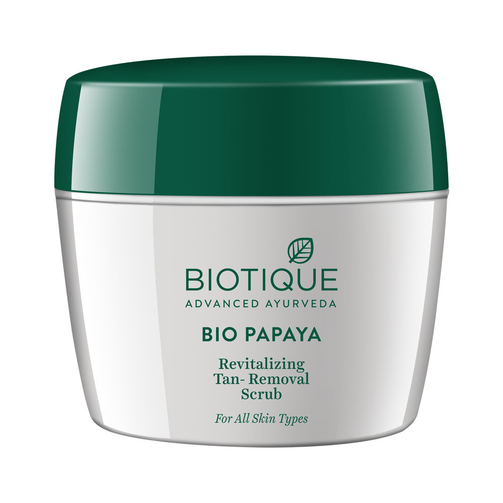 Buy Biotique Bio Papaya Revitalizing Tan Removal Scrub (235 g) - Purplle