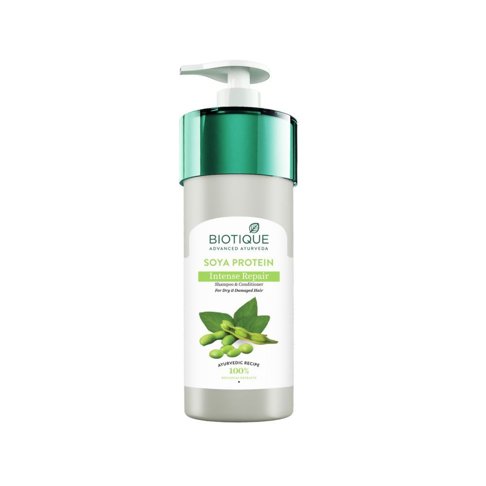 Buy Biotique Soya Protein Fresh Nourishing Shampoo & Conditioner (800 ml) - Purplle
