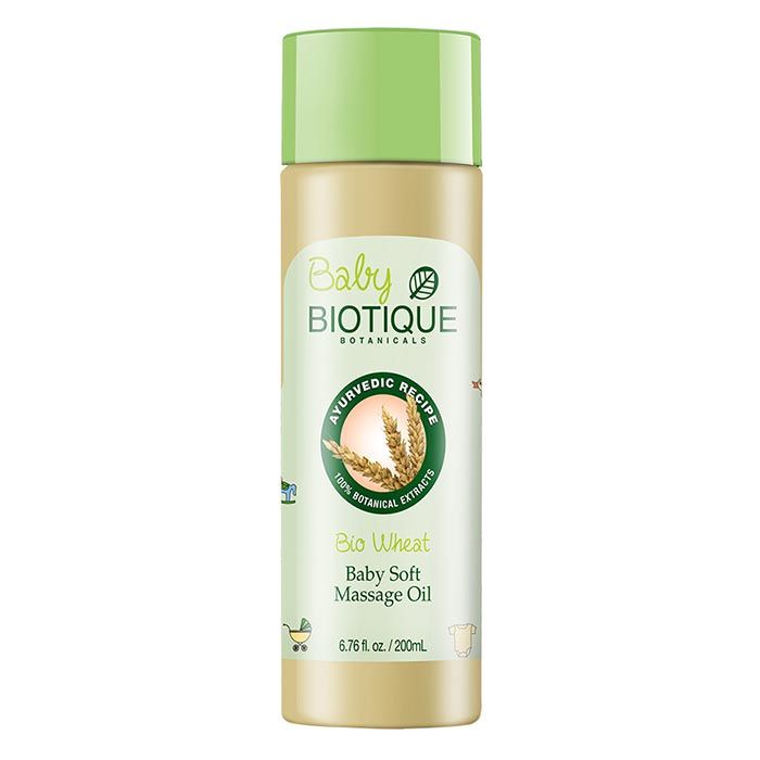 Buy Biotique Bio Wheat Baby Soft Massage Oil (200 ml) - Purplle