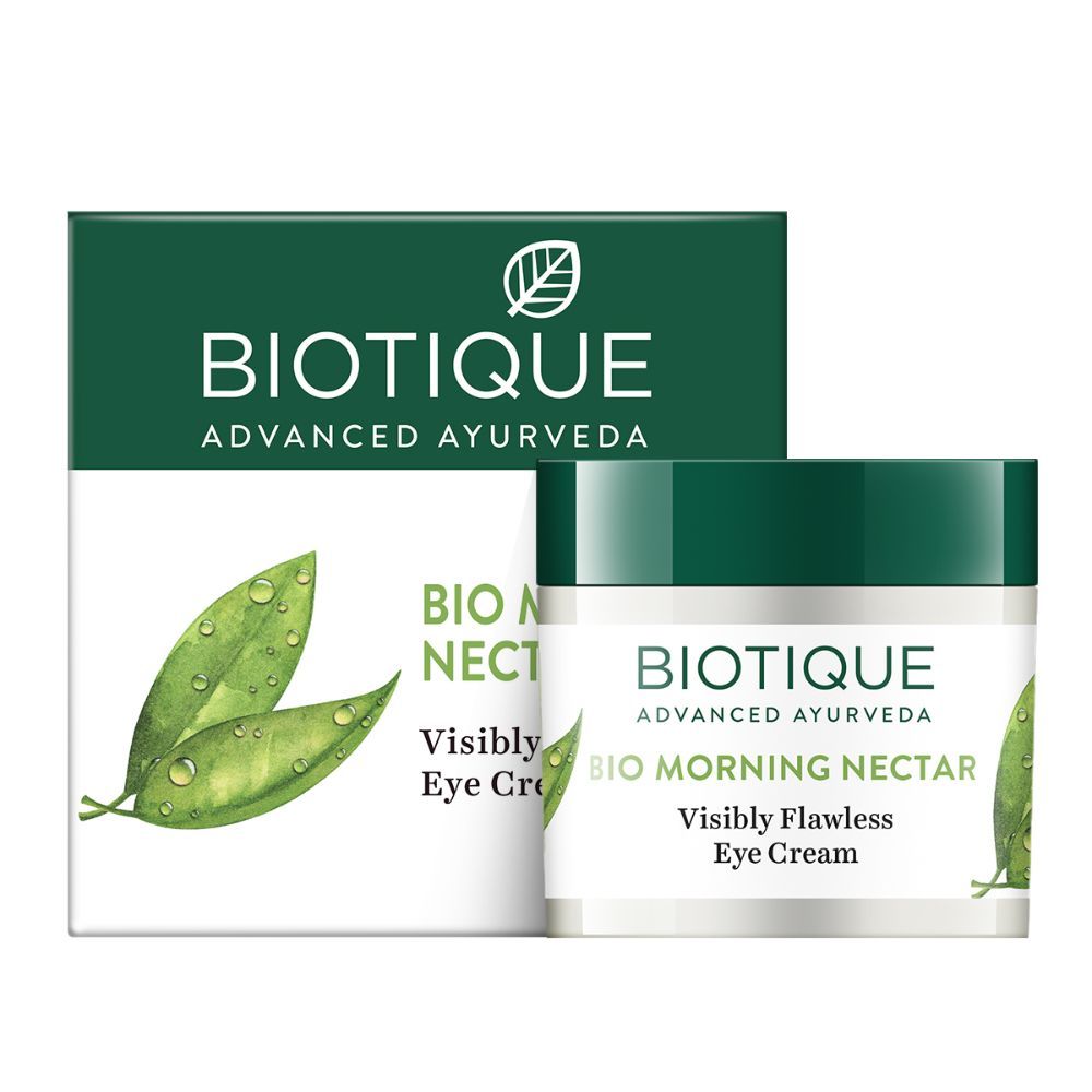Buy Biotique Bio Morning Nectar Flawless Eye Cream (15 g) - Purplle