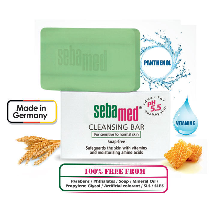 Buy Sebamed Cleansing Bar (100 g) - Purplle