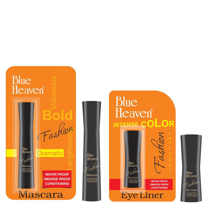 Buy Blue Heaven Fashion Eyeliner & Mascara Combo (6 ml + 16 ml) - Purplle