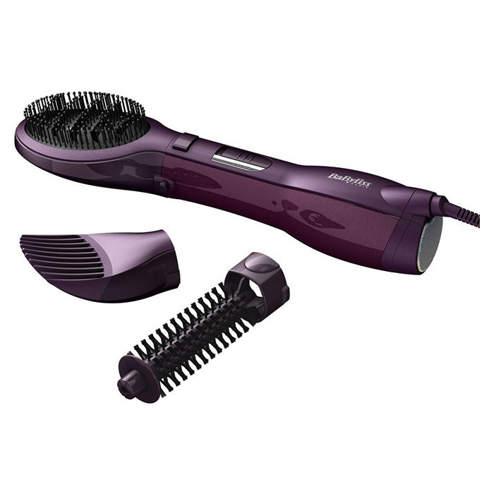 Buy BaByliss AS115E Pro Styling Airbrush 1000W Air Styler (3 Attachments) - Purplle