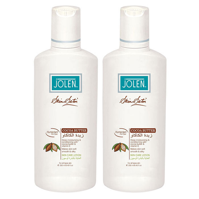 Buy Jolen Cocoa Butter Lotion (Twin Pack) (500 ml) - Purplle