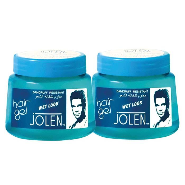Buy Jolen Wet Look Hair Gel (Twin Pack)(500 g) - Purplle