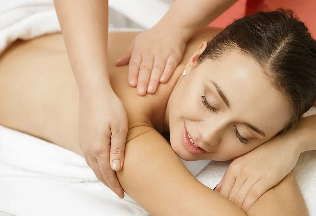 massage after delivery for relaxing muscles
