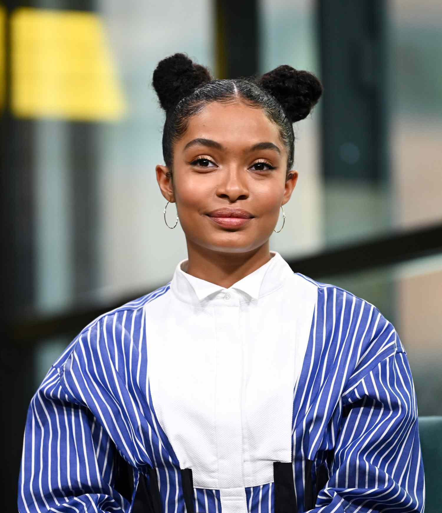 Double Buns For A Quirky Look