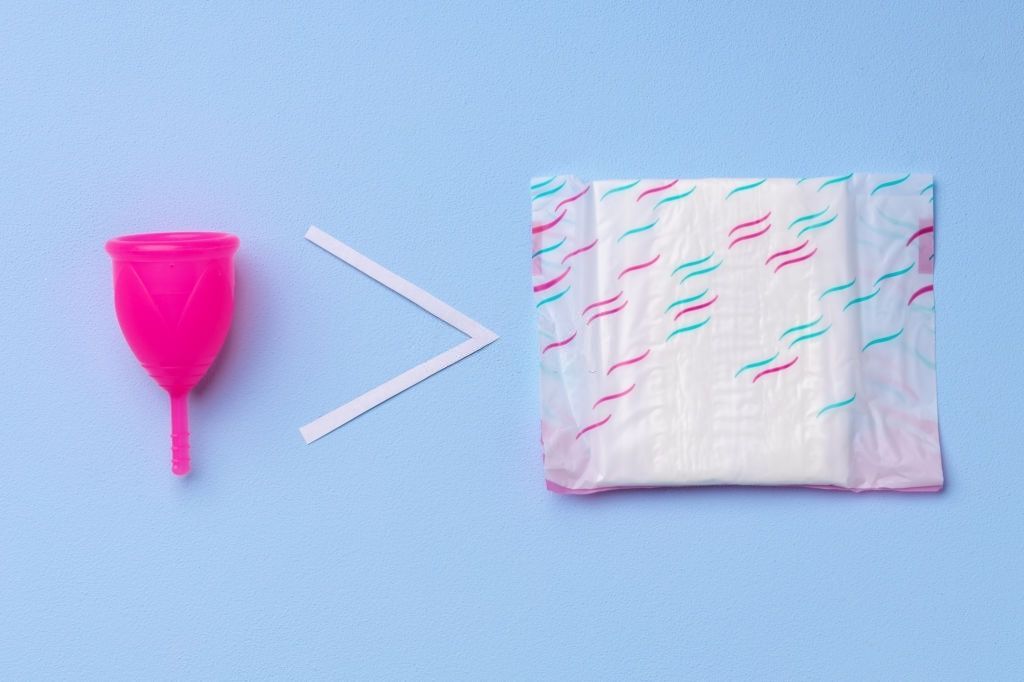 Comparison between sanitary pads and period underwear Menstrual Cups